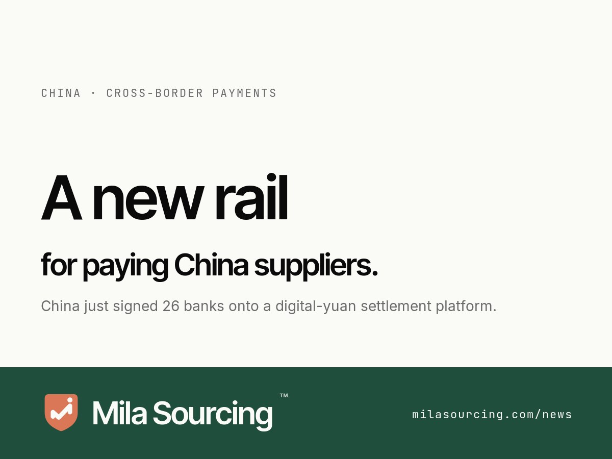 On 16 June 2026 in Shanghai, 26 financial institutions signed direct participant agreements with e-CNY Center International, the cross-border arm of the People's Bank of China's Digital Currency Institute, gaining direct access to CBETS, the Cross-border e-CNY Transfer Services platform that settles payments in digital yuan in hours rather than days with correspondent-bank layers removed