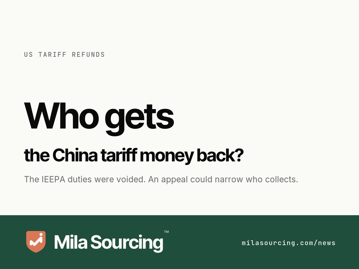 US tariff refunds on China imports: CBP has refunded $20.6 billion of the struck-down IEEPA duties with $166 billion estimated owed, and a government appeal could limit who collects the rest